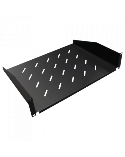 Полка фронтальная, глубина 350 мм, 1U, нагрузка - 18 кг TWT (TWT-CB-SF350-1U/18) в Абакане Полки для шкафов и стоек Pintop.ru