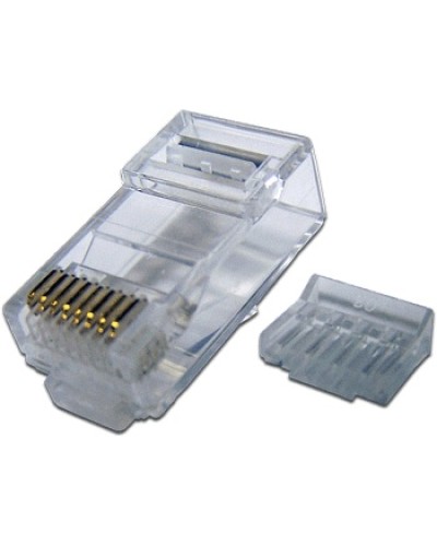Коннектор RJ45 UTP 8P8C, cat.6, со вставкой TWT TWT-PL45-8P8C-6V в Абакане Коннекторы Pintop.ru