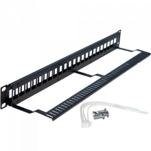 Патч-панель наборная, 24 порта, UTP, 1U TWT (TWT-PP24OK-UTP)