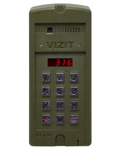 Блок вызова для совместной работы с БУД-302 Vizit БВД-316FCP в Абакане Блоки вызова многоабонентные Pintop.ru