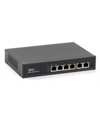 Коммутатор Бастион SKAT PoE-4E-2E v.2 в Абакане Коммутаторы Pintop.ru