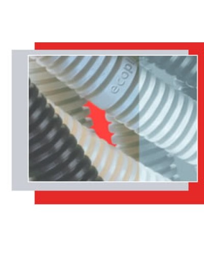 Труба гофр. ПВХ 16 мм (100 м) Экопласт (10016) в Абакане Труба гофрированная Pintop.ru