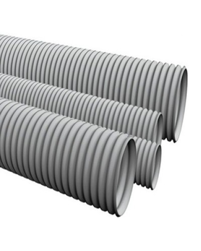 Труба ПВХ гофрир. легкая, диам 40мм Экопласт 10040 в Абакане Труба гофрированная Pintop.ru