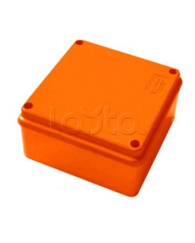 Коробка огнестойкая 100х100х55, 5P, (2,5-16 мм2), без галогена Экопласт 42037HF в Абакане Коробки (ОКЛ) Экопласт Pintop.ru