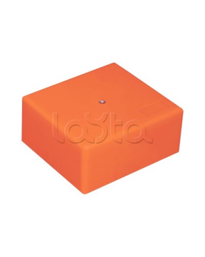 Коробка огн. с глад. стенками,без галогена, IP41, 10P, (1,5-2,5 мм2) (оранж) ОКЛ Экопласт (46071HF) в Абакане Распределительные коробки Pintop.ru