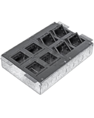 Люк в пол на 8 модулей с суппортом и коробкой Экопласт 70083 в Абакане Системы лючков и колонн Pintop.ru