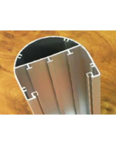 Колонна алюминевая под суппорт (односторонняя) 350мм Экопласт 70135 в Абакане Системы лючков и колонн Pintop.ru