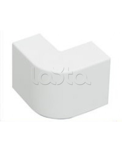 Угол внешний плавный стандарт TIA 40x25 мм Экопласт 72208R в Абакане Аксессуары для кабель-канала Pintop.ru