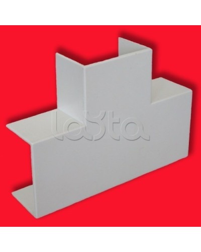 Угол Т-образный для кабель-канала МЕХ, для сечения 40x40 Экопласт 72409 в Абакане Аксессуары для кабель-канала Pintop.ru