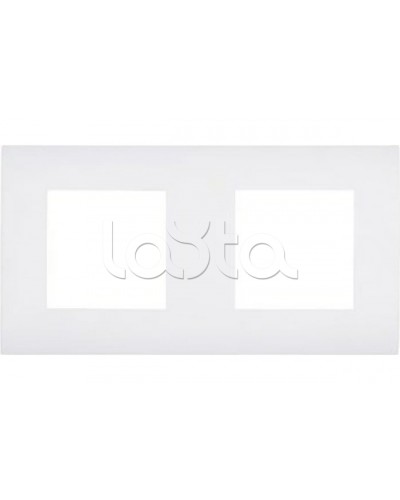 Накладка розетки телефонной или компьютерной 22,5х45 мм под рамку LK45 Экопласт (854204) в Абакане Аксессуары для кабель-канала Pintop.ru