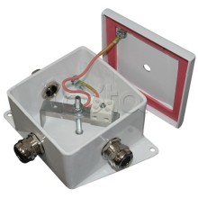 Коробка монтажная огнестойкая Гефест КМ-О (2к*10,0)-IP66-100х100, два ввода