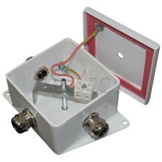 Коробка монтажная огнестойкая Гефест КМ-О (6к*6,0)-IP66 три ввода 100х100