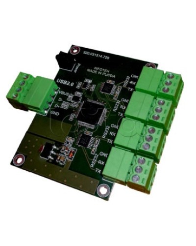 Конвертер USB/RS-232 ИНФОТЕХ AVT-USB/4RS232 в Абакане Дополнительное оборудование для ОПС Pintop.ru