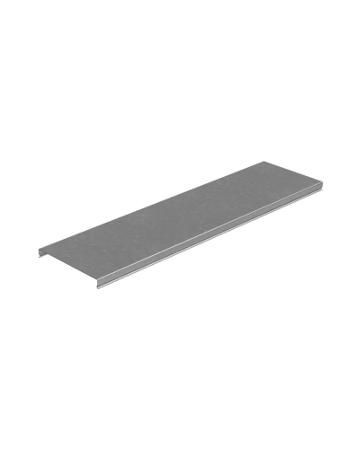 Крышка лотка 150х0,7 L2500 мм ПЛЮС КМ-Профиль (KLplus150-0.7-2500) в Абакане Аксессуары для лотков Pintop.ru