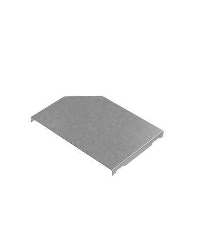 Крышка переходника правого 150-200 мм ПЛЮС КМ-Профиль (KPDplus150-200-R) в Абакане Аксессуары для лотков Pintop.ru