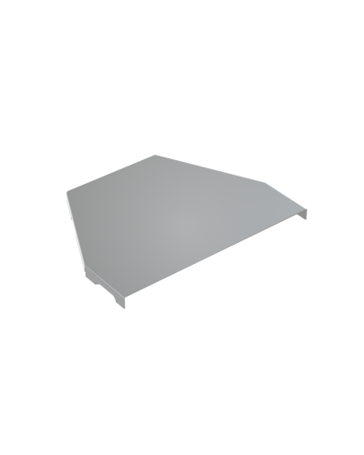 Крышка переходника центрального 100-200 мм КМ-Профиль (KPD100-200-C) в Абакане Аксессуары для лотков Pintop.ru