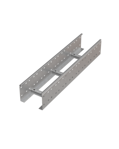 Лоток лестничный 150х200х1,2 L3000 мм HD85 N КМ-профиль (LL150-200-1.2-3000 HD85 N) в Абакане Кабельные лотки Pintop.ru