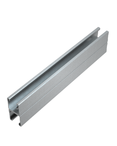 Страт-профиль двойной 41х41 L200 мм s:3,0 КМ-Профиль (2STPV41-41-200) в Абакане Аксессуары для лотков Pintop.ru