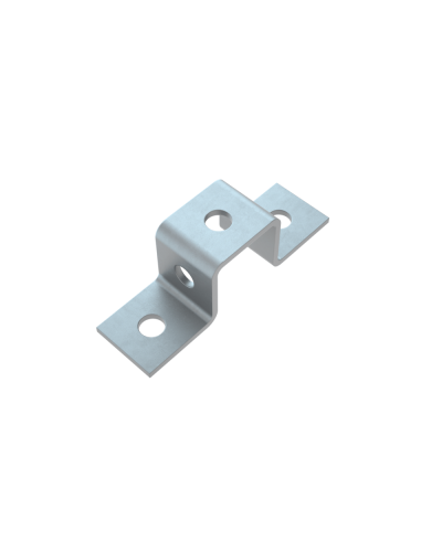 Прямоугольная скоба для страт-профиля 41х41 мм КМ-Профиль (PS41-41) в Абакане Держатели, клипсы, скобы Pintop.ru