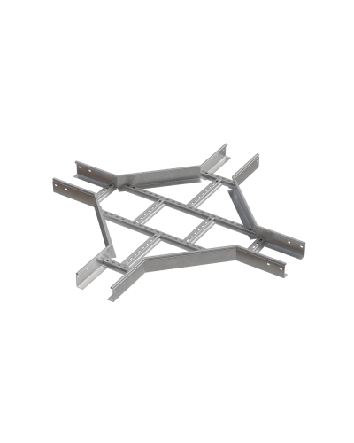 Х-разветвитель лестничный 80х400х1,2 мм HD85 N КМ-профиль (LXD80-400-1.2 HD85 N) в Абакане Аксессуары для лотков Pintop.ru