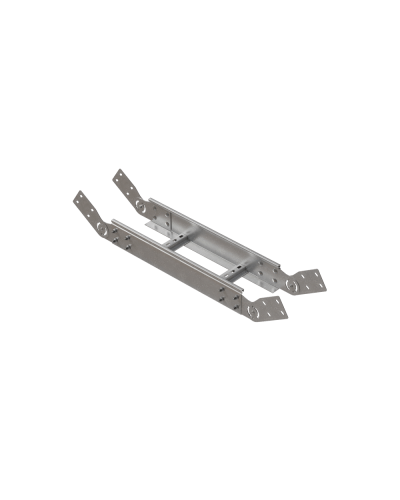 Вертикальный шарнирный угол 100х300х1,2 мм HD85 N КМ-профиль (LSHL100-300-1.2 HD85 N) в Абакане Аксессуары для лотков Pintop.ru