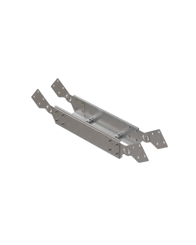 Вертикальный шарнирный угол 150х700х1,2 мм HD85 N КМ-профиль (LSHL150-700-1.2 HD85 N) в Абакане Аксессуары для лотков Pintop.ru