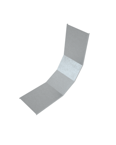 Крышка лестничного вертикального внутреннего угла 90 гр. 600 мм HD85 КМ-профиль (KLNL90-600 HD85) в Абакане Аксессуары для лотков Pintop.ru