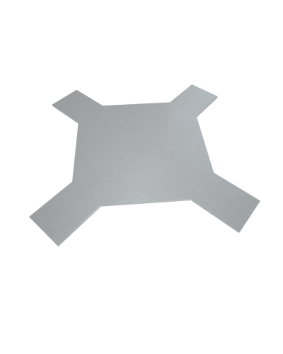 Крышка лестничного Х-разветвителя 800 мм КМ-профиль (KLXD800) в Абакане Аксессуары для лотков Pintop.ru