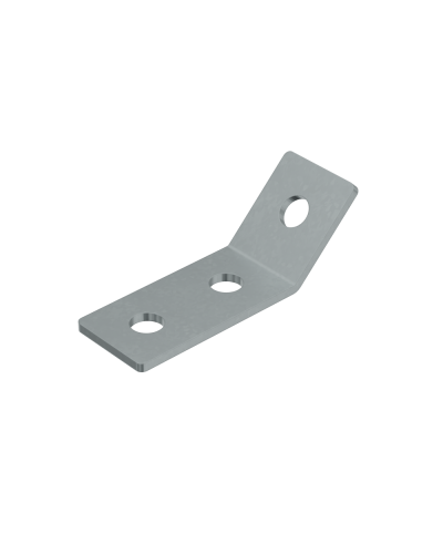 Уголок 45 гр. (3 отверстия) HD85 КМ-профиль (USG45-3 HD85) в Абакане Аксессуары для лотков Pintop.ru