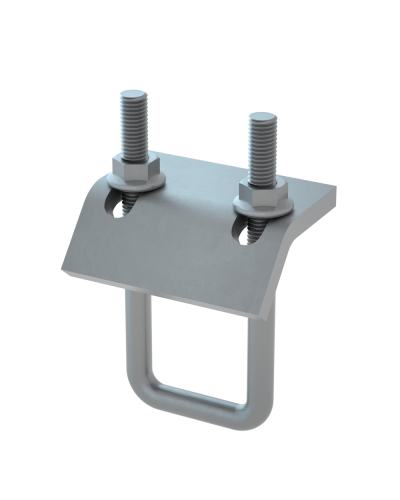 Зажим балочный усиленный 41 62-82 М10 КМ-Профиль (ZBU41 62-82 M10) в Абакане Крепеж Pintop.ru