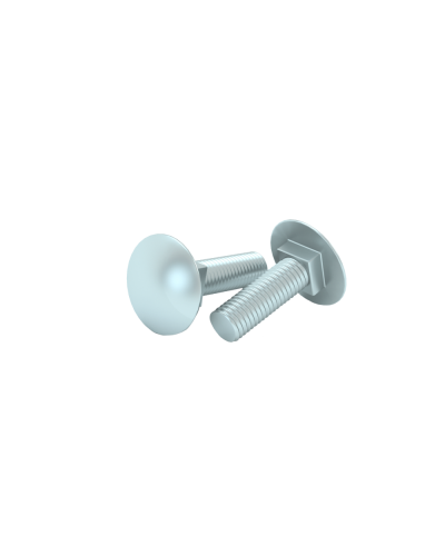 Болт с полукруглой головкой и квадратным подголовком М6х20 мм DIN 603 (упак. 150 шт) КМ-Профиль (BTG6-20) в Абакане Крепеж Pintop.ru