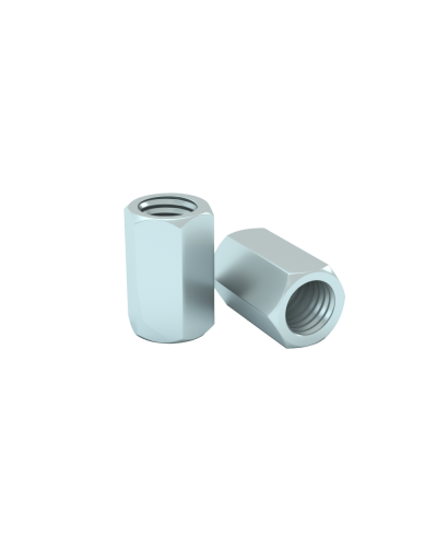 Гайка соединительная М12 DIN 6334 (упак. 20 шт) КМ-Профиль (MS12) в Абакане Крепеж Pintop.ru