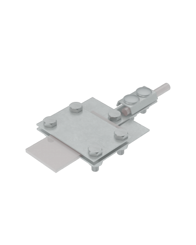 Универсальный контрольный соединитель полоса до 40 мм пруток Ø 5-8 мм CU КМ-Профиль (UKS-B40-D5-8 CU) в Абакане Аксессуары для лотков Pintop.ru