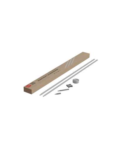 Комплект заземления из 2 стержней Ø 16 мм L=1,5 м HD КМ-Профиль (KTZ-D16-2 HD) в Абакане Монтажные материалы Pintop.ru