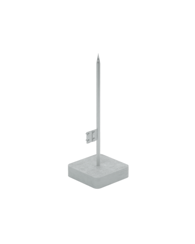 Вольностоящая молниеприемная мачта цельная H2,5 м HD КМ-Профиль (VMC-H2.5 HD) в Абакане Монтажные материалы Pintop.ru