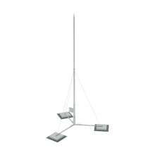 Вольностоящая молниеприемная мачта составная H2,5 м HD КМ-Профиль (VMR-H2.5 HD)