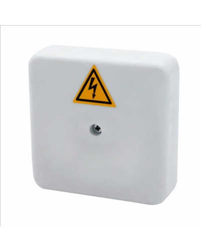 Коробка распределительная огнестойкая КРОПС-П0, IP41, габаритные размеры 75х75х20 мм, для кабелей сечением до 2,5 мм2, 8 клемм КМ-Профиль (FRJB-KM-P0-2.5-08-КРОПС-IP41) в Абакане Распределительные коробки Pintop.ru