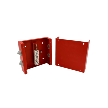 Коробка распределительная огнестойкая КРОПС, IP41, габаритные размеры 130х130х40 мм, для кабелей сечением до 2,5 мм2, 6 клемм КМ-Профиль (FRJB-KM-ST2-2.5-06-КРОПС-IP41)