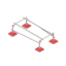 Опорная конструкция для установки оборудования TECHNORAPTOR FOOT 1000х2000 тип 1 HD КМ-профиль (KM-TR-F-SSEI-1000-2000-1 HD)