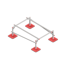 Опорная конструкция для установки оборудования TECHNORAPTOR FOOT 1200х1700 КМ-профиль (KM-TR-F-SSEI-1200-1700)