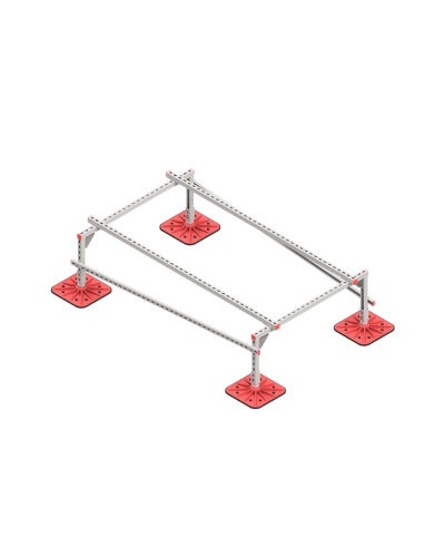 Опорная конструкция для установки оборудования TECHNORAPTOR FOOT 1200х2000 тип 1 HD КМ-профиль (KM-TR-F-SSEI-1200-2000-1 HD) в Абакане Системы видеонаблюдения Pintop.ru