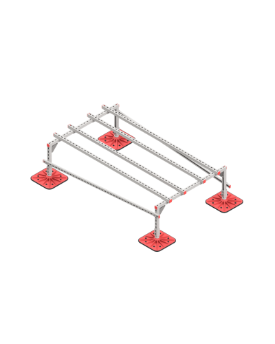 Опорная конструкция для установки оборудования TECHNORAPTOR FOOT 1200х2000 тип 2 КМ-профиль (KM-TR-F-SSEI-1200-2000-2) в Абакане Системы видеонаблюдения Pintop.ru