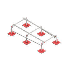 Опорная конструкция для установки оборудования TECHNORAPTOR FOOT 1200х2500 КМ-профиль (KM-TR-F-SSEI-1200-2500)