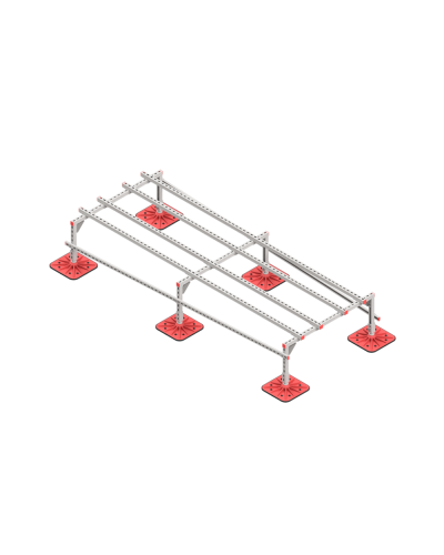Опорная конструкция для установки оборудования TECHNORAPTOR FOOT 1200х3000 тип 2 HD КМ-профиль (KM-TR-F-SSEI-1200-3000-2 HD) в Абакане Системы видеонаблюдения Pintop.ru