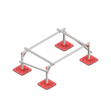 Опорная конструкция для установки оборудования TECHNORAPTOR FOOT 1500х1000 тип 1 КМ-профиль (KM-TR-F-SSEI-1500-1000-1)