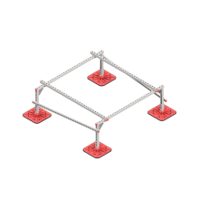 Опорная конструкция для установки оборудования TECHNORAPTOR FOOT 1500х1500 тип 1 КМ-профиль (KM-TR-F-SSEI-1500-1500-1)