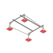 Опорная конструкция для установки оборудования TECHNORAPTOR FOOT 1500х2000 тип 1 HD КМ-профиль (KM-TR-F-SSEI-1500-2000-1 HD)