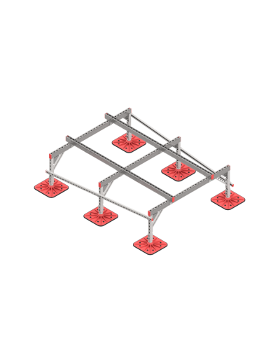 Опорная конструкция для установки оборудования TECHNORAPTOR FOOT 1500х2000 тип 2 HD КМ-профиль (KM-TR-F-SSEI-1500-2000-2 HD) в Абакане Системы видеонаблюдения Pintop.ru