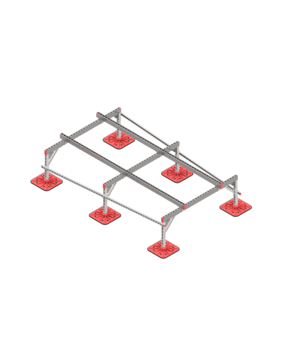 Опорная конструкция для установки оборудования TECHNORAPTOR FOOT 1500х2500 HD КМ-профиль (KM-TR-F-SSEI-1500-2500 HD) в Абакане Системы видеонаблюдения Pintop.ru