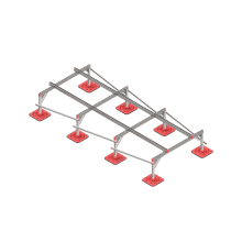 Опорная конструкция для установки оборудования TECHNORAPTOR FOOT 1500х3500 КМ-профиль (KM-TR-F-SSEI-1500-3500)